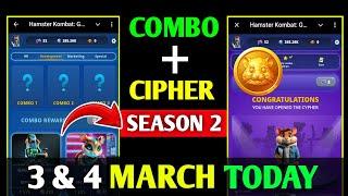 3 March Hamster Kombat Daily Combo Today | Hamster Daily Cipher | hamster kombat daily combo