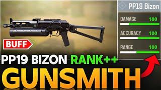 PP19 BIZON BUFF GUNSMITH IN CALL OF DUTY MOBILE| PP19 BIZON RANK BUILD COD MOBILE |