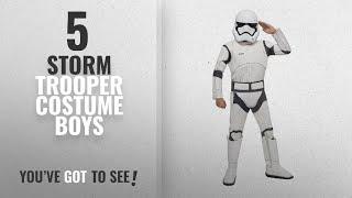 Top 10 Storm Trooper Costume Boys [2018]: Rubie's Star Wars VII: The Force Awakens Deluxe Child's