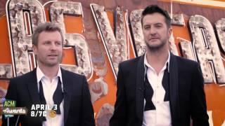 ACM Co-Hosts Luke Bryan & Dierks Bentley CBS Promo Shoot