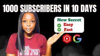 Get 1000 Subscribers Fast Using this New Trick