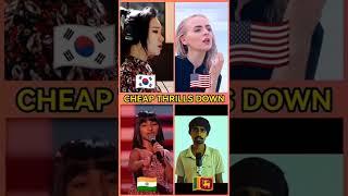 Cheap Thrills Down || Battle By - J.Fla, Madilyn Bailey, Aadya & Sandaru Sathsara ||