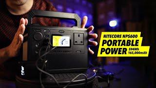 The Nitecore NPS600 Portable Power Station (594Wh (165,000mAh) FIRST LOOK!