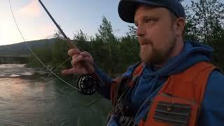 Fluefiske i Lesja med bobil  (Flyfishing in Lesja norway with RV)