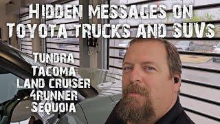 Toyota Trucks hidden messages from Toyota