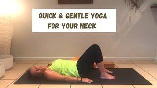 Quick & Gentle Yoga for your Neck #gentleyoga #yoga #neckrelease