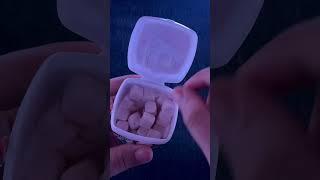 ASMR Gum Taste Test For Sleep & Relaxation #asmr #gum #icebreakers #taste #test #shorts #cinnamon