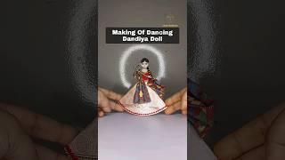 Navratri Garba Doll | Paper Craft | DIY Dancing Girl | Dandiya Dance #ytshorts #navratri #diy