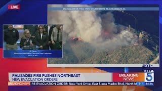 Officials give Saturday morning update on Southern California wildfires