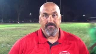 Village Christian football coach Mark Bates