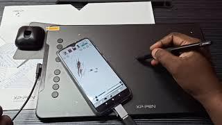 XP-Pen Deco 01 V2 Graphic Drawing Tablet How to Connect and Use with Xiaomi Mi Redmi Android Phone