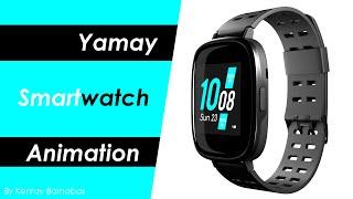 Yamay Smart Watch 3D Visualization