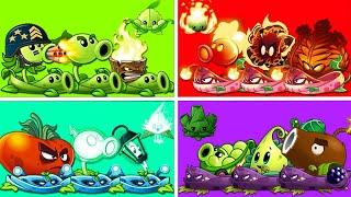 PvZ2 - 6 Best Family Plant & Vine & Mint Battle - Who Will Win ? Team Plant Vs Team Plant