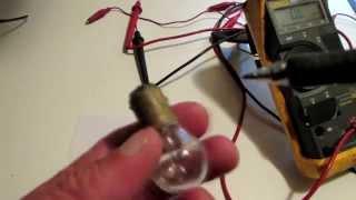 Using A Multimeter To  Test A Two Filament Bulb