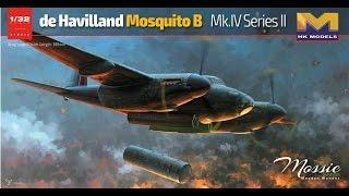 Hong Kong Models HK01E15 De Havilland Mosquito Unboxing Video Plastic Model Kit