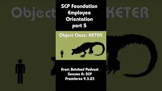 Object Class: KETER SCP Foundation Orientation part 5 #scp #scpfoundation #scpshorts #scp682