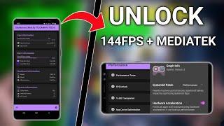 Unlock 120fps Android + Mediatek No-Root 100% Working | Max FPS Fix Lag - No Root