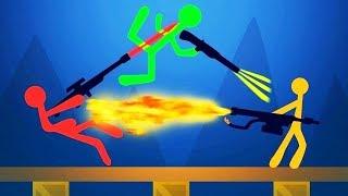 САМАЯ ЖЕСТОКАЯ БИТВА С НОВЫМИ ПУШКАМИ В STICK FIGHT THE GAME! УГАРНАЯ БИТВА В СТИК ФАЙТ ЗЕ ГЕЙМ!