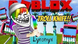 Assassins TROLL KNIFE Lyronyx Roblox