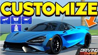 5 *BEST* Cars To Customize In Driving Empire!