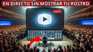  Cómo Transmitir en Vivo en YouTube [SIN APARECER EN CÁMARA] Como Hacer un Directo en Youtube