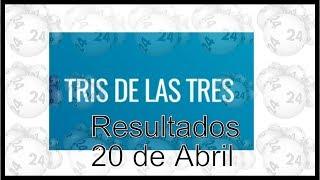 Lotería Tris de las Tres resultados de hoy 20 en todas las #LoteríasMexicanas