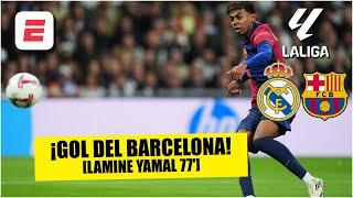 ¡LLEGÓ EL GOL DE LAMINE YAMAL! Barcelona GOLEA al Real Madrid 3-0 en el Bernabéu | La Liga