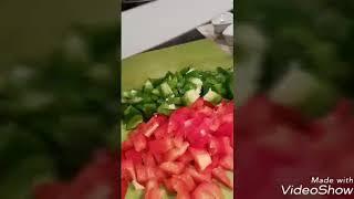 Vegetables tarte with tuna 