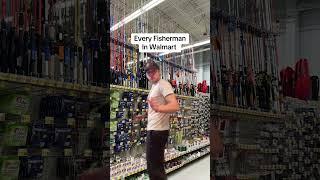 Every fisherman in Walmart #fish #comedy #fishermens #fishing #fishermans #bassfishing #fishingvideo