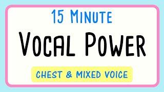 15 minute Vocal Warm Up for a POWERFUL Voice - Female