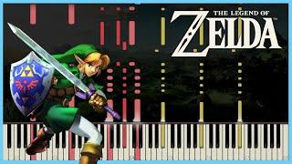 The Legend of Zelda: Main Theme - Piano Duet [Synthesia + Sheets]