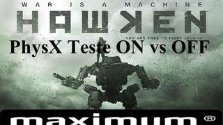 HAWKEN PhysX ON VS PhyxX OFF - Lado a Lado Side by Side