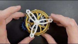 The Luxury Watch Mechanism | 3D printed Co-Axial Tourbillon