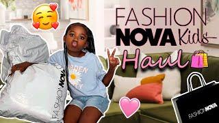 MY FIRST TIME SHOPPING AT FASHION NOVA (Fashion Nova Kids Haul)