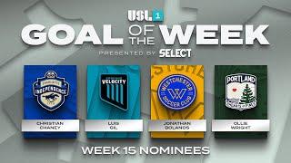World-class STRIKES!  | USL League One Goal of the Week: Week 15 Nominees