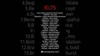 vocab for speaking , IELTS SPEAKING vocabulary