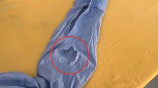 Seamless repair of ripped / torn sleeve of shirt / sewing tips