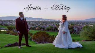 Justin + Ashley Las Vegas Wedding Dragon Ridge Country Club