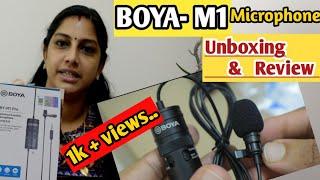 BOYA-M1 Pro Microphone Unboxing & Review #YouTubersMic #VloggersMic