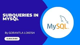 Part 20: SubQueries in MySql | #mysql