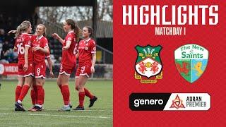 HIGHLIGHTS | Wrexham AFC Women v The New Saints