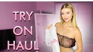 4K USA] NEW TRY ON HAUL|TRANSPARENT TOPS | SEE-THROUGH REVIEW4K USA] NEW TRY ON HAUL|TRANSPARENT TOP