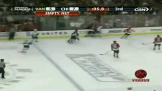 [HQ] Patrick Kane Hat Trick vs. Vancouver Canucks & Post Game Celebration (4.11.09)