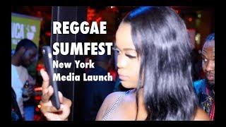 Reggae Sumfest 2018 NY launch highlights feat Agent Sasco, Raging Fyah, Tosh Alexander