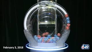 Lotto 6/49 Draw, - February 3, 2018