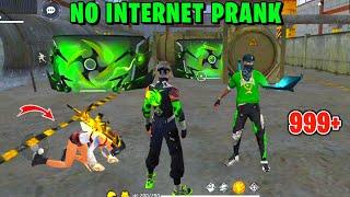 NINJA Bundle NO internet Prank  New Gloowall Funny 999+ Prank  Garena Free Fire  Y GAMING