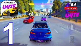 Asphalt Legends Unite Mobile - Gameplay Walkthrough Part 1 Tutorial Global Launch (iOS,Android)