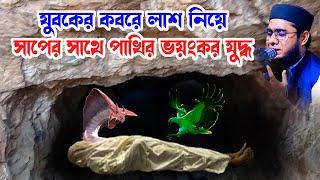 যুবকের কবরে সাপের সাথে পাখির যুদ্ধ shahidur rahman mahmudabadi new bangla waz2024 মাহমুদাবাদী ওয়াজ