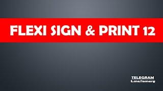 Flexi Sign & Printer & PhotoPrint 12 Version Full Installation Video