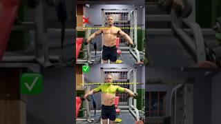 "Perfect Your Side Lateral Raises: Common Mistakes & Fixes!"#shorts #fitneess #gym